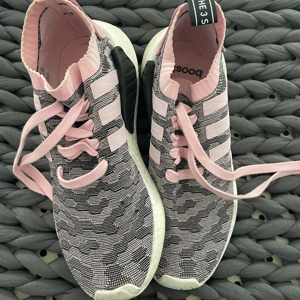 Addidas NMD Pink and Gray Size 8